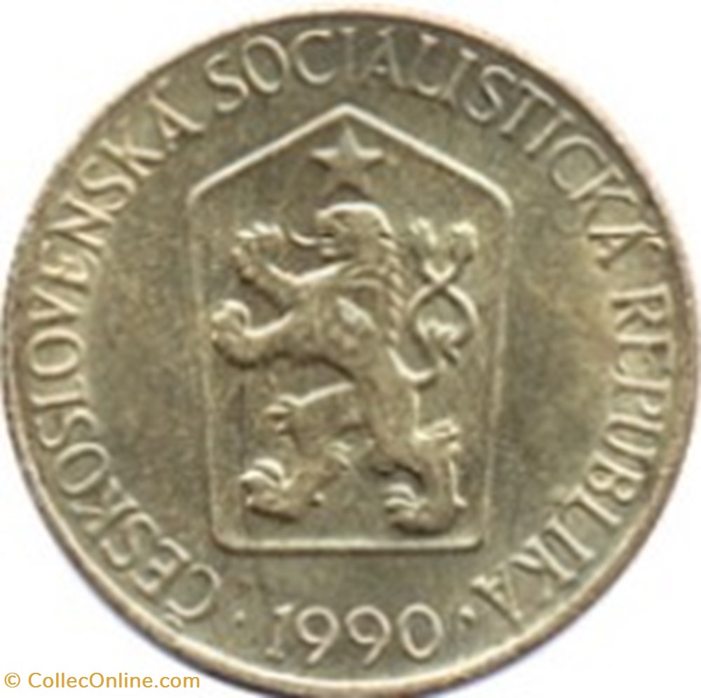 1 Couronne Tchécoslovaquie 1962 monnaies monde 1 couronne tchecoslovaquie 1962