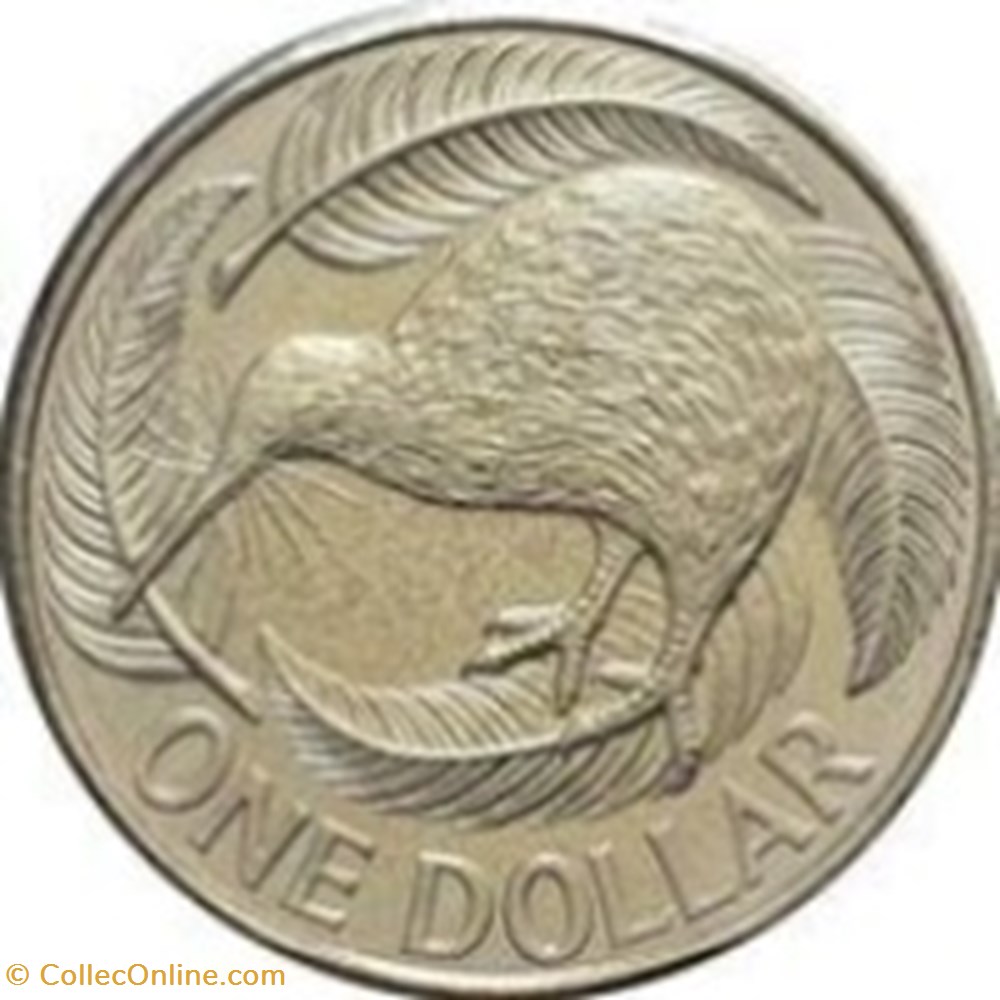 1 dollar - Elizabeth II 1990 New Zélande monnaies monde nouvelle 1 dollar elizabeth ii 1990 new zelande