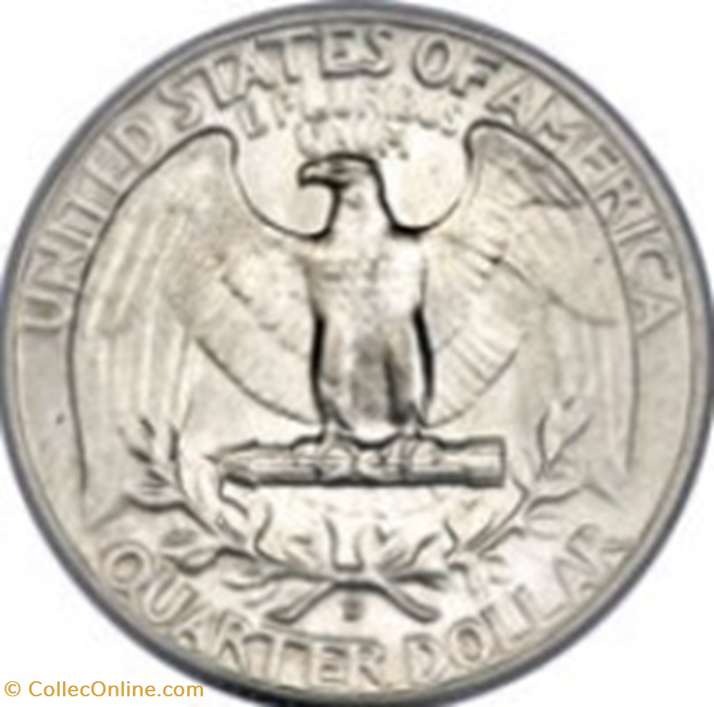 Etats Unis-¼ dollar "Washington Quarter" 1963 monnaies monde etats unis dollar washington quarter 1963