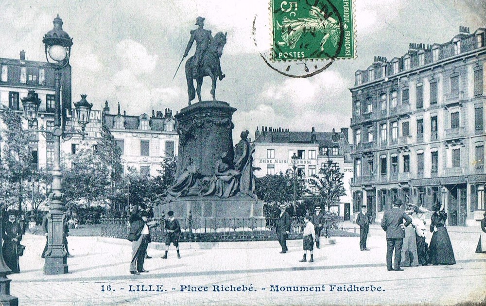 France-Nord-Lille-place Richebé cartes postales france nord lille place richebe