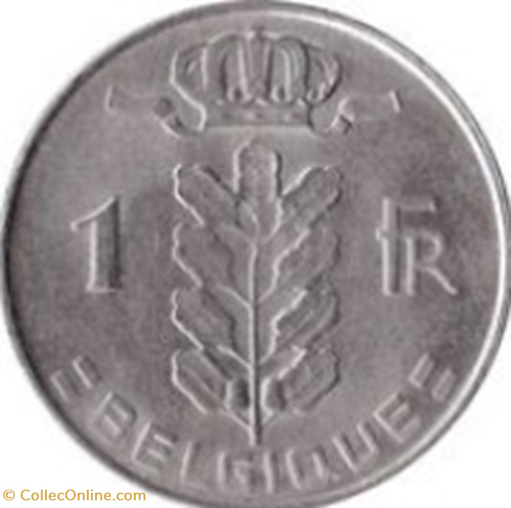 1 Franc Belgique (Français) 1954 monnaies monde 1 franc belgique francais 1954