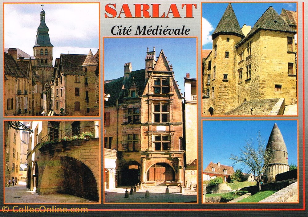 cartes postales france dordogne sarlat