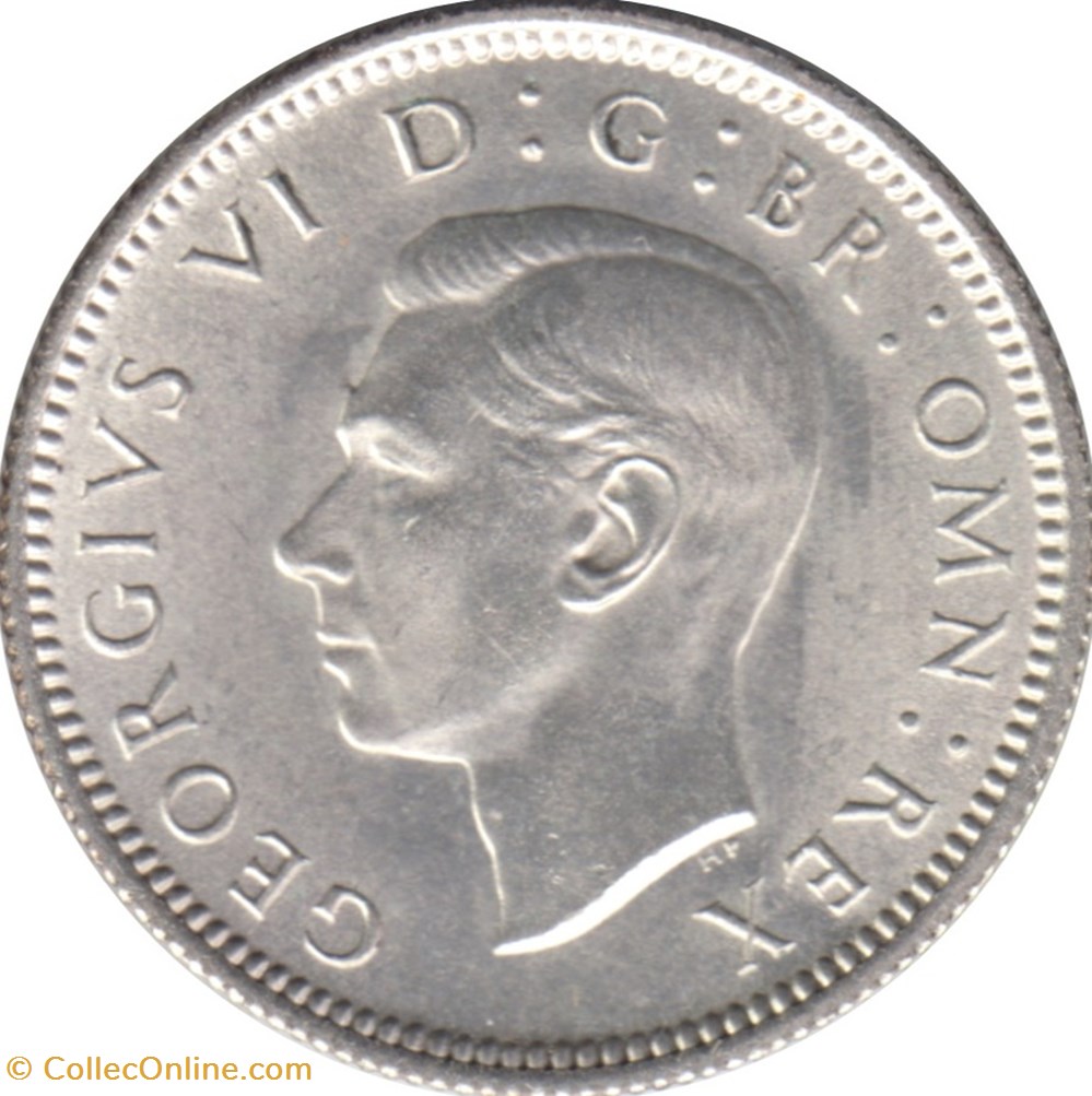 6 pence Angleterre 1943 monnaies monde royaume uni 6 pence angleterre 1943