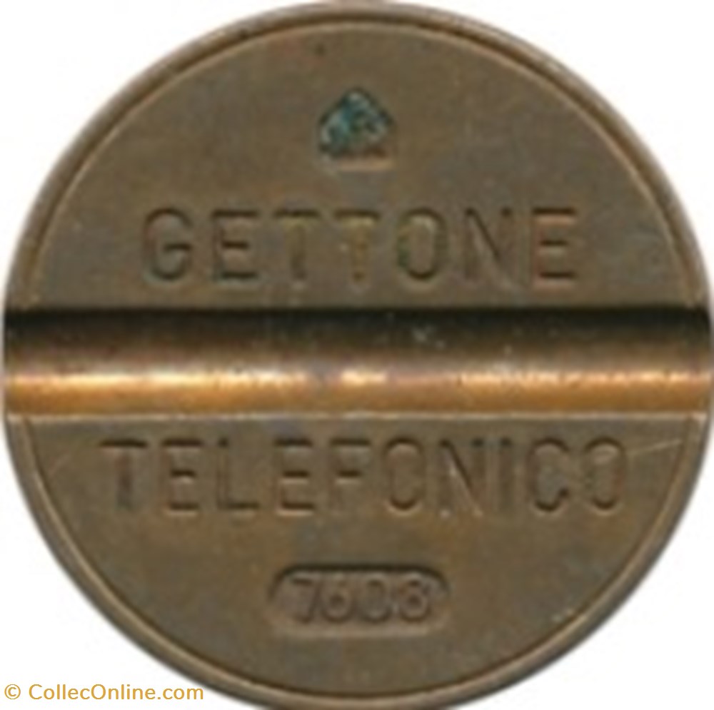 Italie-Jeton Gettone téléphone 1976-1980 monnaies paranumismatique jetons poids italie jeton gettone telephone 1976 1980