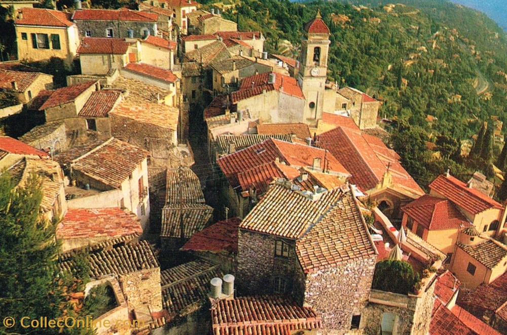cartes postales france alpes maritimes roquebrune village