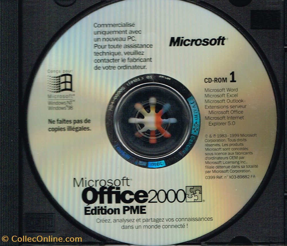 Microsoft Office PME (2CD) informatique logiciels microsoft office pme 2cd