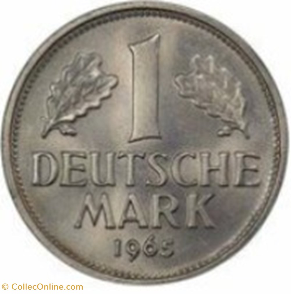 1 deutsche mark Allemagne 1956 (J) monnaies monde 1 deutsche mark allemagne 1956 j