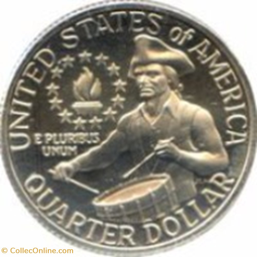 ¼ Dollar "Washington Bicentennial Quarter 1976 monnaies monde etats unis dollar washington bicentennial quarter 1976