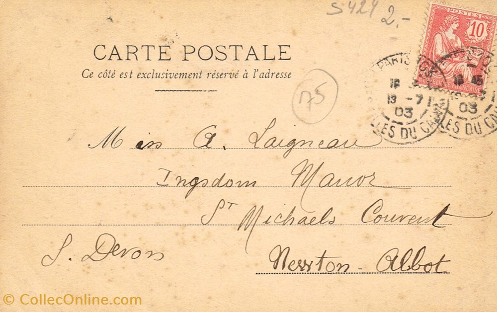 cartes postales france paris eglise saint francois desalles