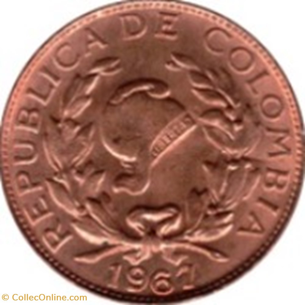 1 centavo 1969 Colombie monnaies monde 1 centavo 1969 colombie