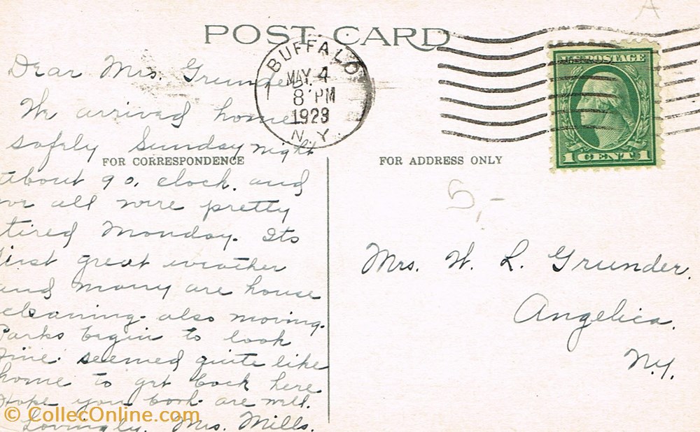 Etats Unis- New York -Buffalo-Post Office cartes postales etats unis new york buffalo post office