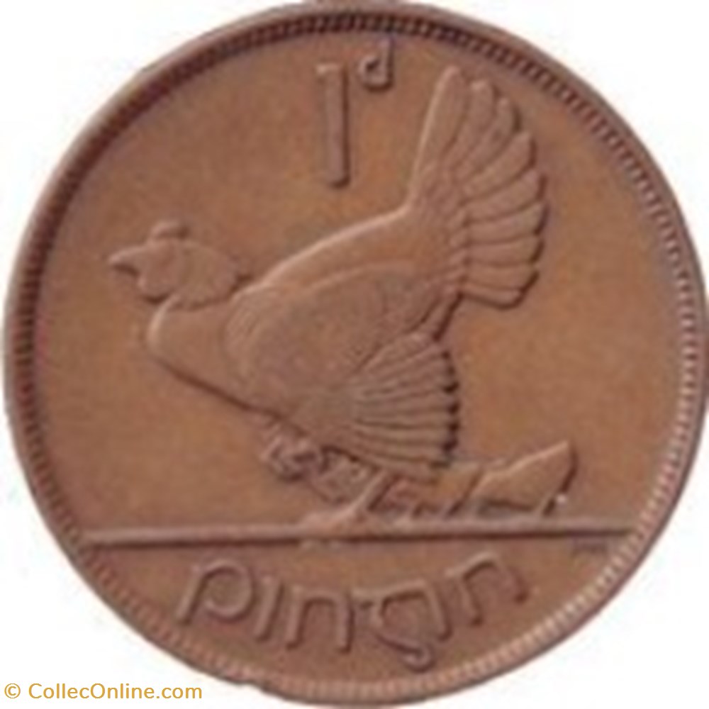 1 pingin Eire 1928 monnaies monde irlande 1 pingin eire 1928