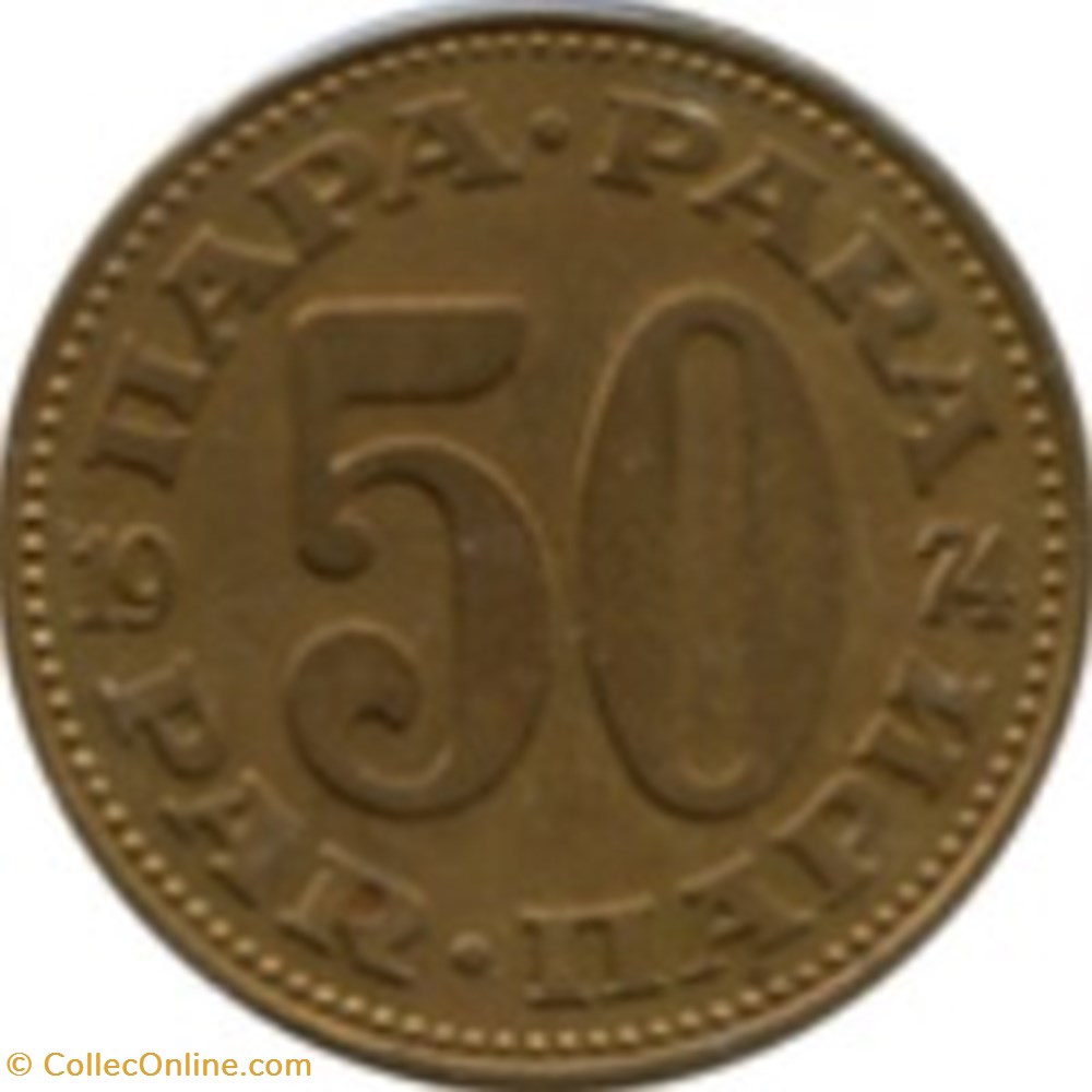 50 Para Yougoslavie 1973 monnaies monde 50 para yougoslavie 1973
