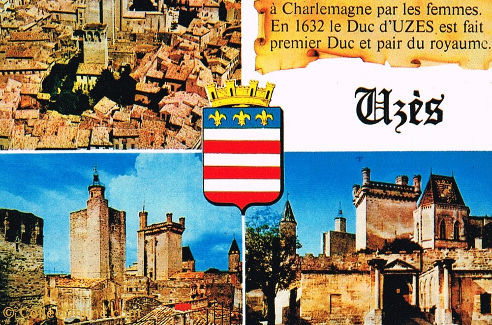 cartes postales france gard uzes
