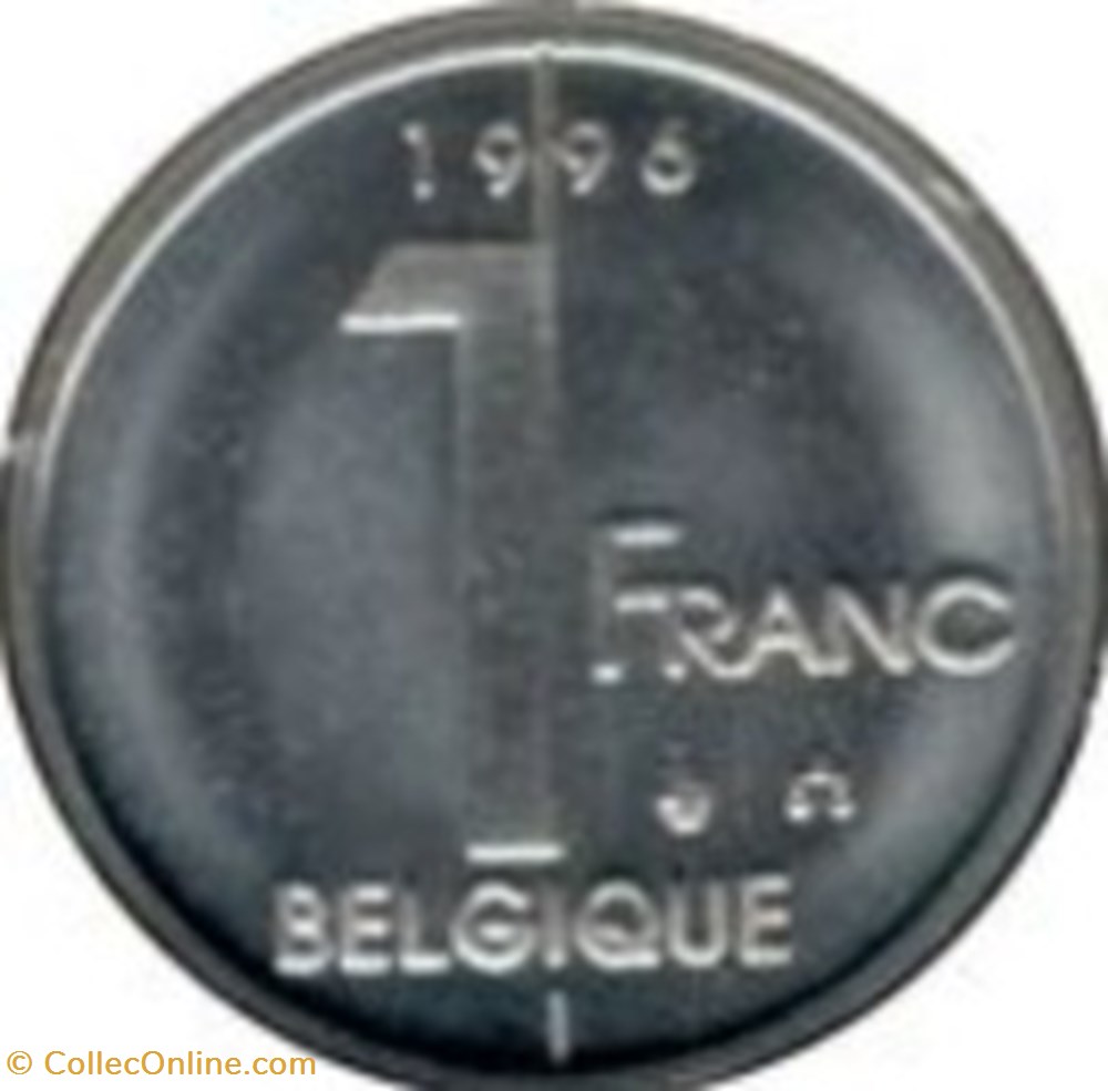 monnaies monde 1 franc belgique francais 1994 albert ii