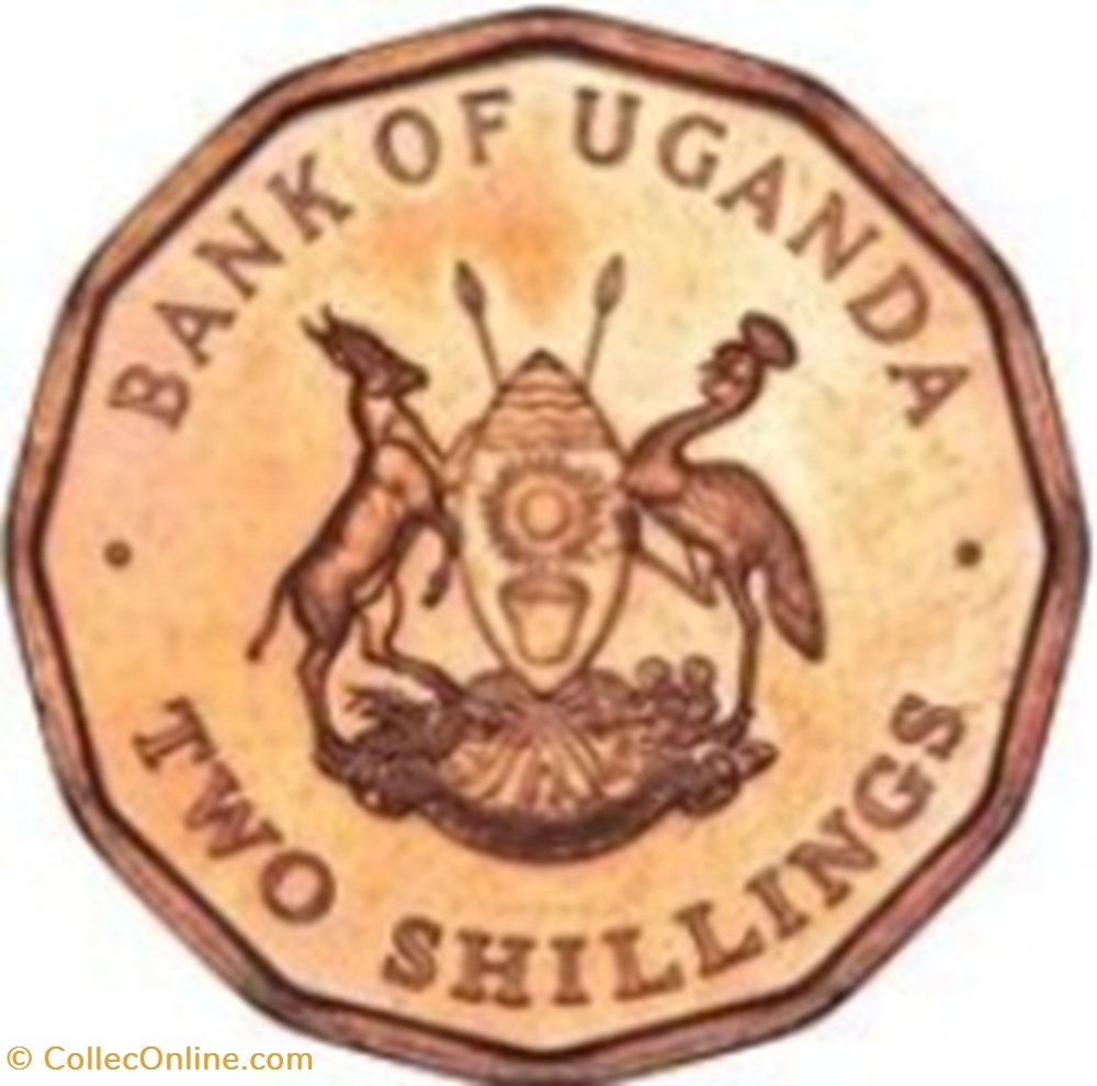 2 Shillings Uganda 1987 monnaies monde ouganda 2 shillings uganda 1987