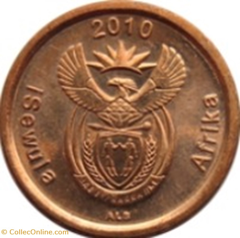 5 cents en Ndebele - ISEWULA AFRIKA Afrique du Sud 2010 monnaies monde 5 cents en ndebele isewula afrika afrique du sud 2010