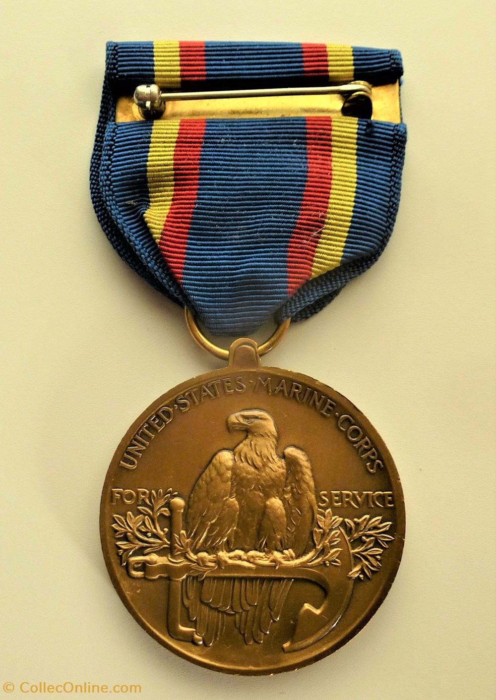 militaria medailles insignes etats unis yangze service medal corps des marines