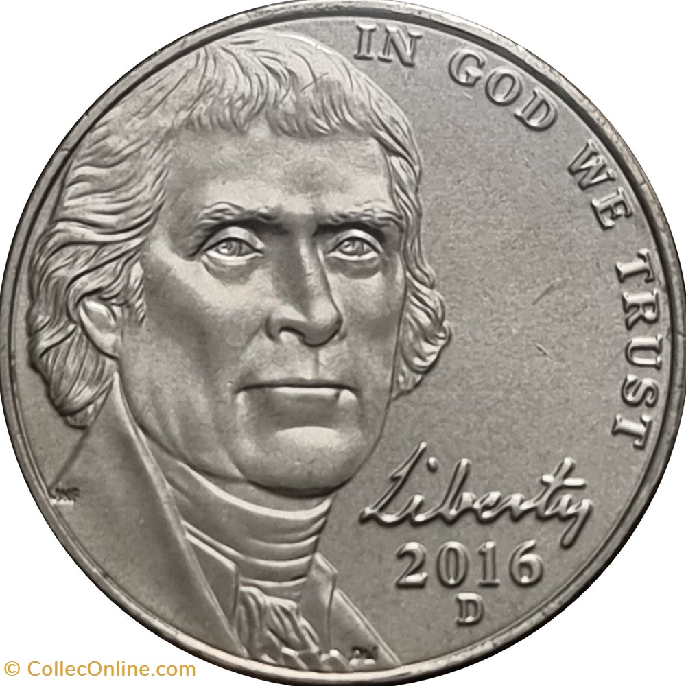 Etats Unis-5 cents 2017 D-Uncirculated monnaies monde etats unis 5 cents 2017 d uncirculated