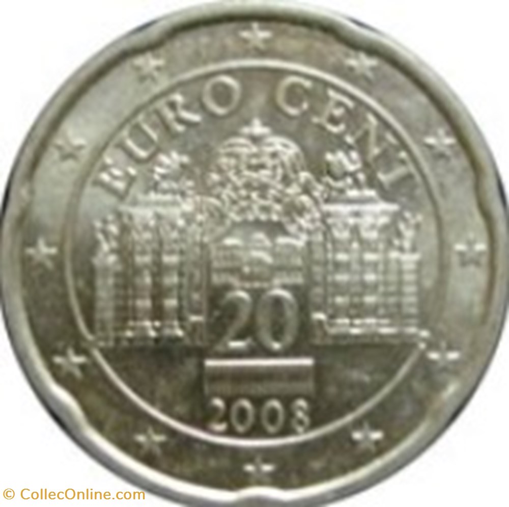 monnaies 20 cent euro autriche 2013
