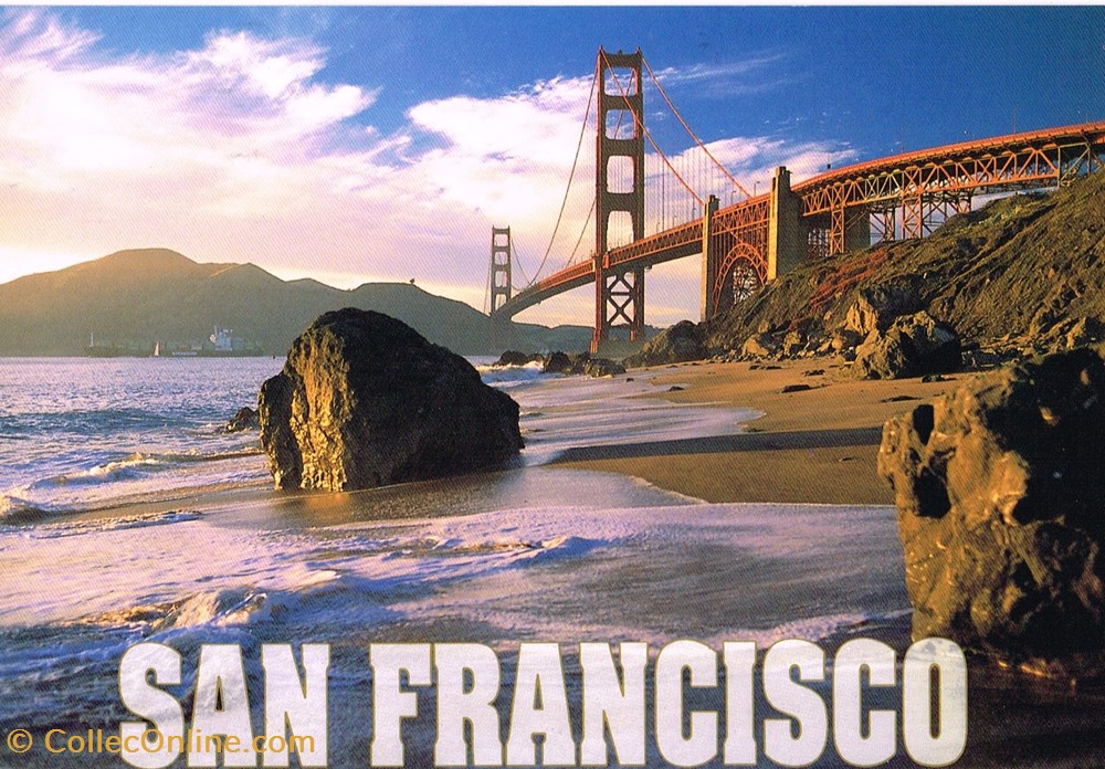 Etats-Unis-San Francisco-Golden Gate Bridge cartes postales etats unis san francisco golden gate bridge
