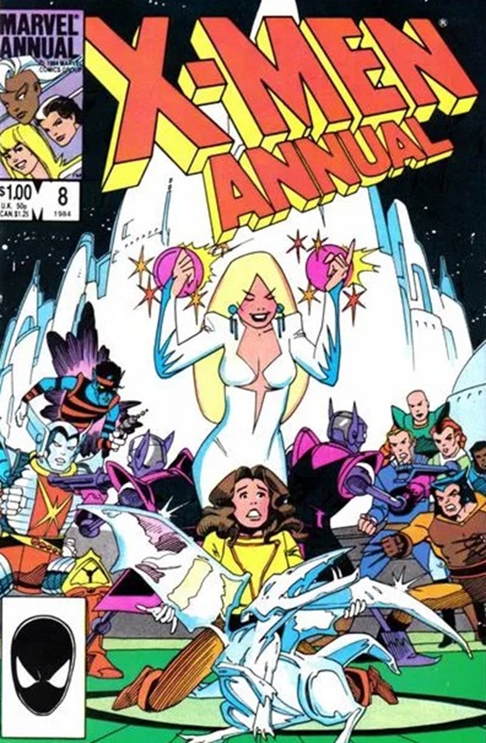 X-MEN VO 1984-N°8-annual livres bd revues comics x men vo 1984 n 8 annual