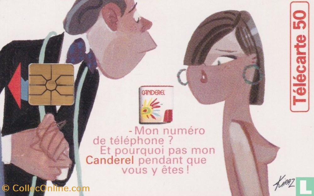 divers telecartes cartes telephoniques france canderel gemplus 01 1 1988