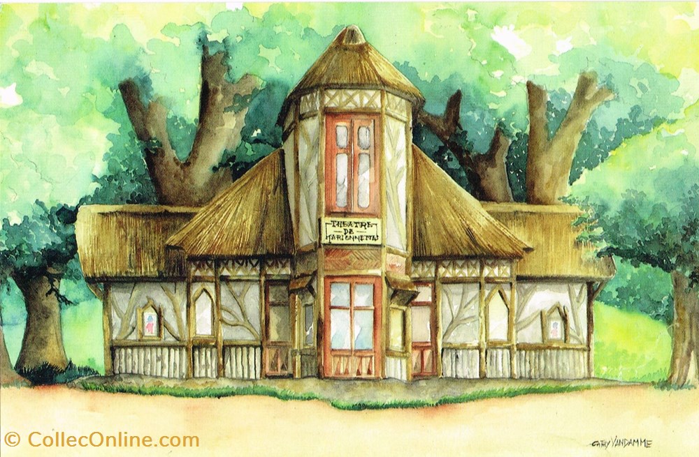 cartes postales france lille theatre de marionnettes du jardin vauban