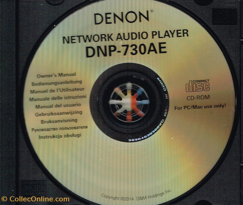 Denon-network audio Player dnp730ae informatique logiciels denon network audio player dnp730ae