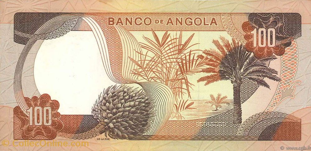 Angola-100 escudos 24-11-1972 billets angola 100 escudos 24 11 1972