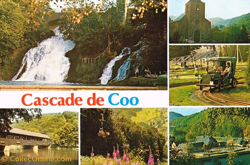 cartes postales belgique coo les cascades