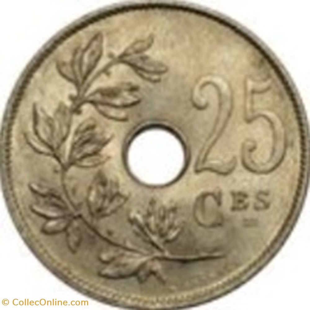25 centimes 1928 Belgique monnaies monde 25 centimes 1928 belgique
