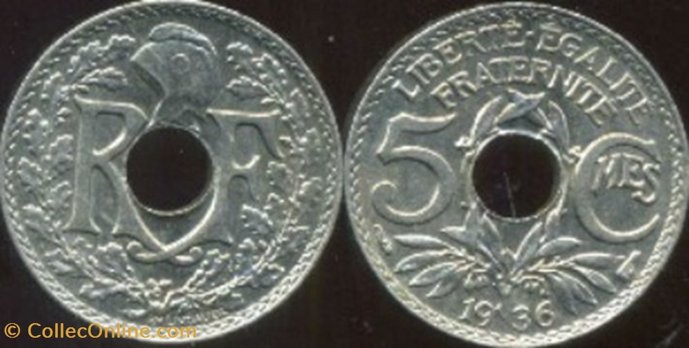 5 centimes Lindauer 1930 monnaies 5 centimes lindauer 1930