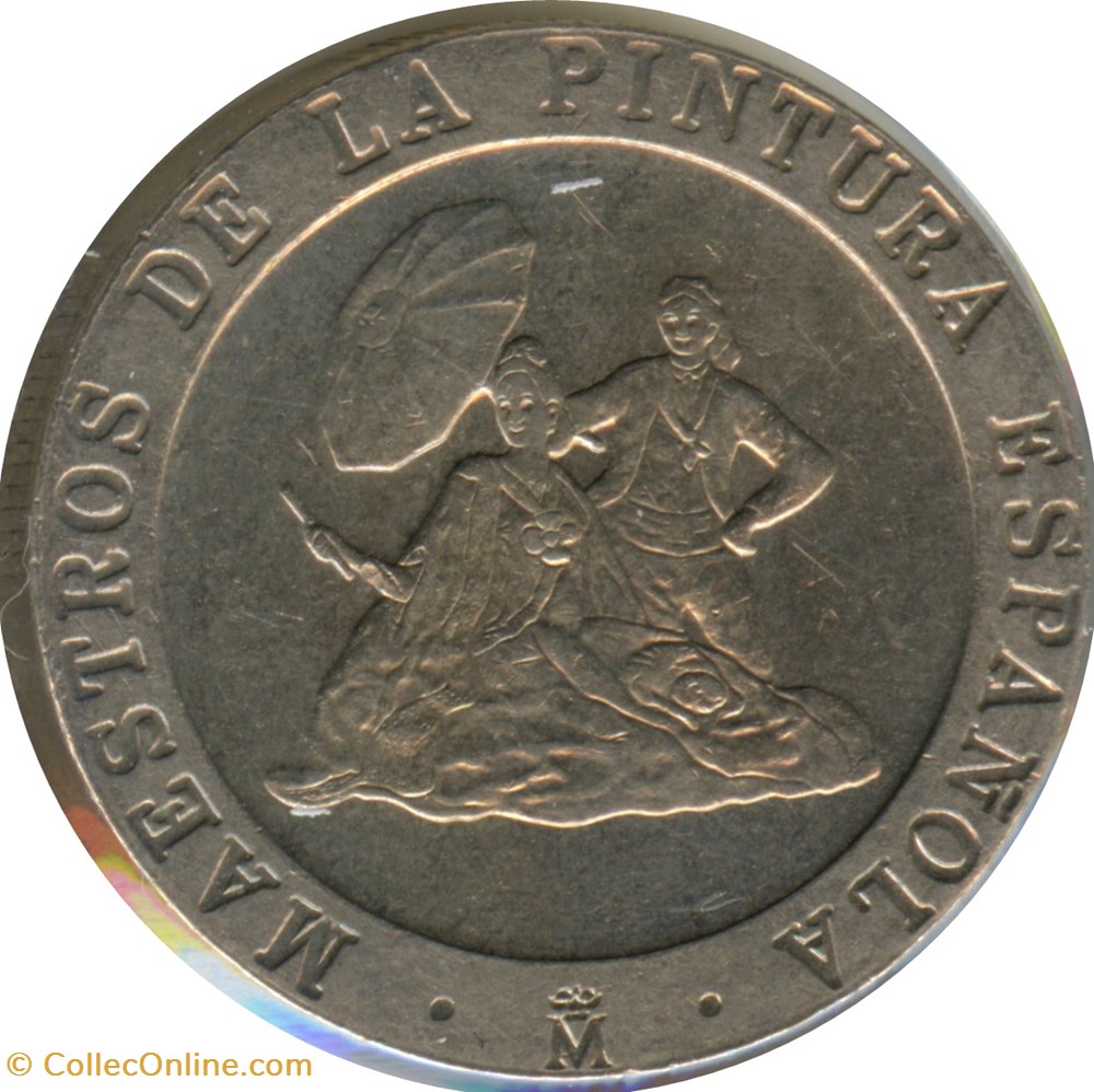 200 pesetas Goya et Vélasquez Espagne 1994 monnaies monde 200 pesetas goya et velasquez espagne 1994