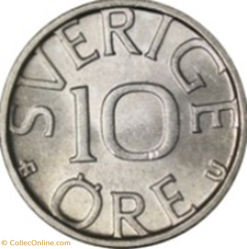 10 öre Carl XVI Gustaf Suède 1979 monnaies monde 10 ore carl xvi gustaf suede 1979