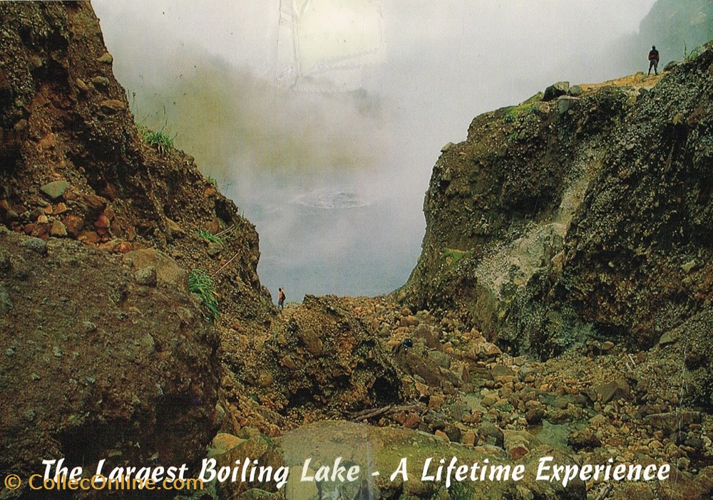 Dominique-Boiling Lake cartes postales dominique boiling lake