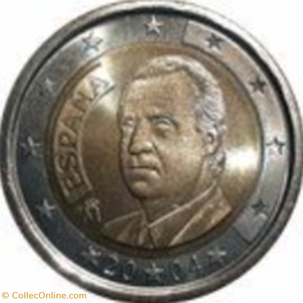 valeur pièce 2 euros espagne 2002