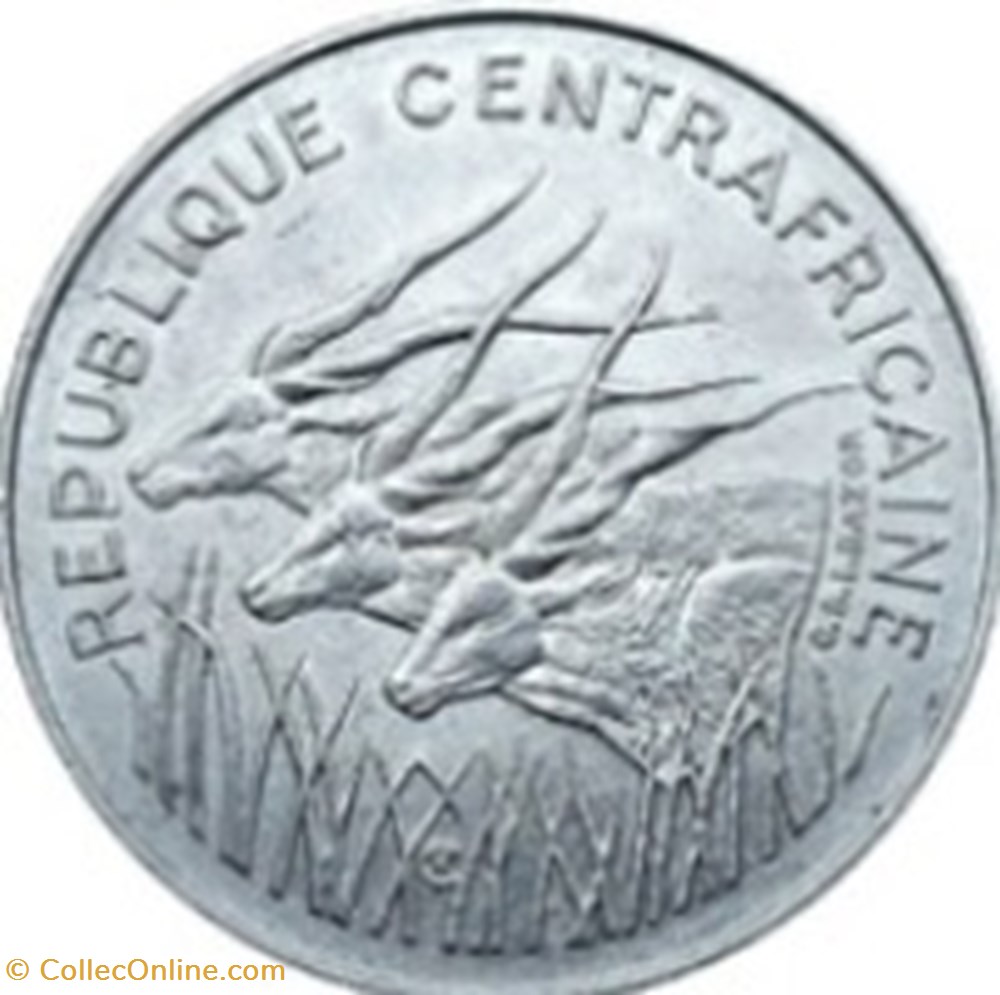 100 francs type 2 Afrique centrafricaine Française 1982 monnaies monde republique 100 francs type 2 afrique centrafricaine francaise 1982