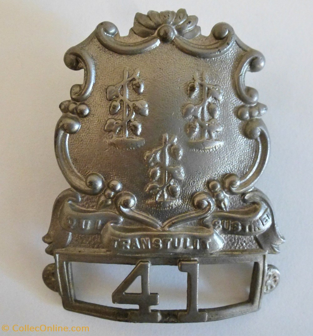 Badge métallique de Police US-Norwalk-Connecticut. militaria medailles insignes badge metallique de police us norwalk connecticut