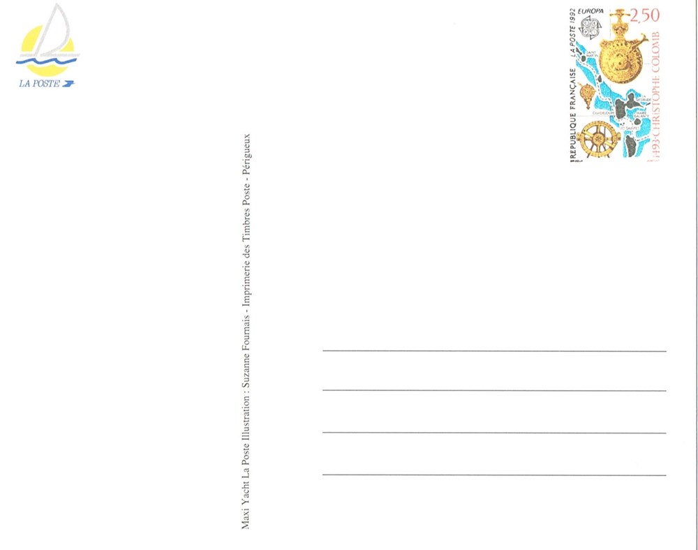 Carte Poste Les Postiers autour du Monde YT N°2755-CP1 timbres europe carte poste les postiers autour du monde yt n 2755 cp1
