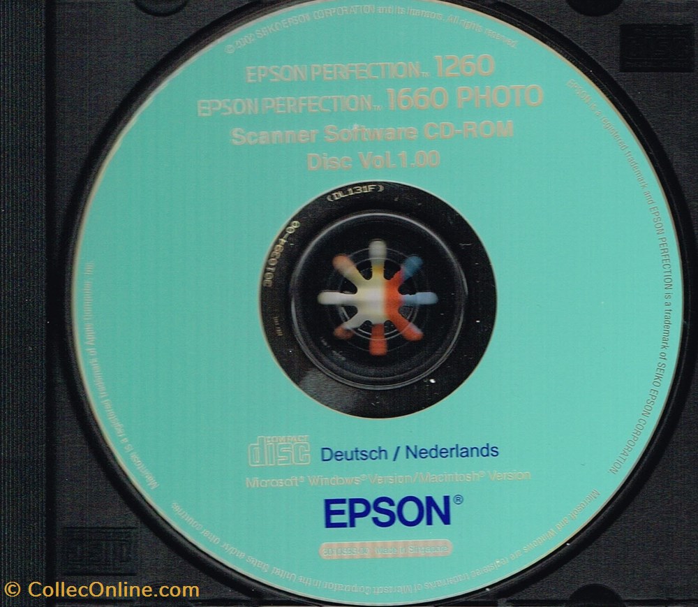 Epson 1260/1660 scanner software informatique logiciels epson 1260 1660 scanner software