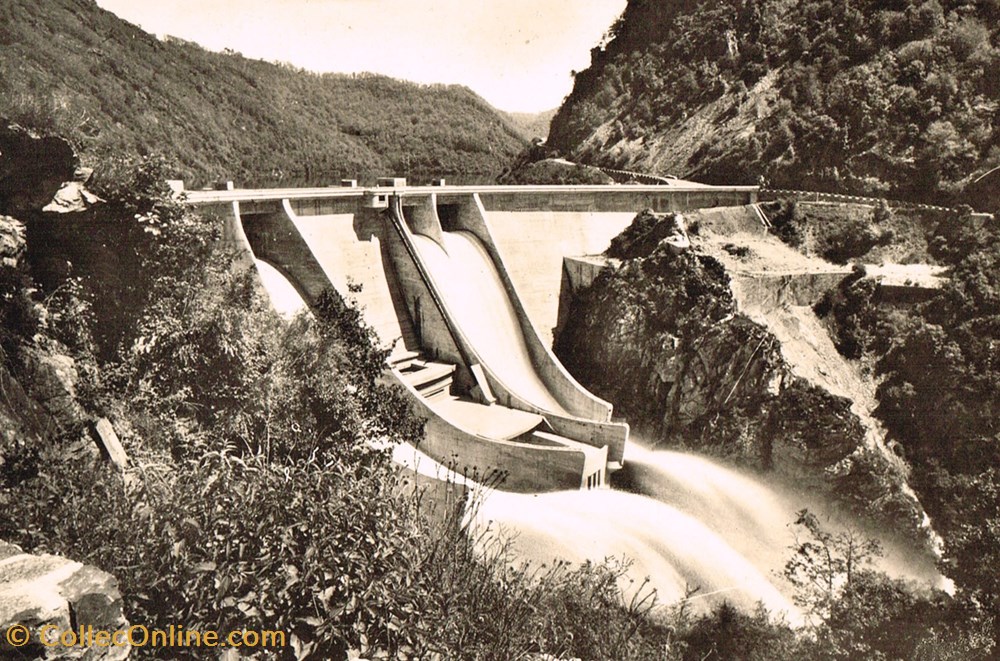 France-Corrèze-Le barrage de l'Aigle cartes postales france correze le barrage de aigle