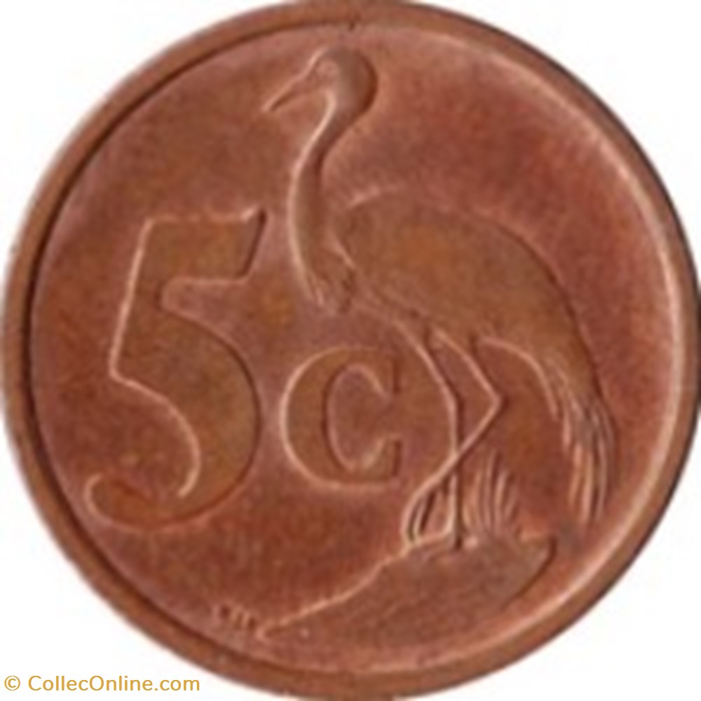 5 cents en Tsonga - AFRIKA-DZONGA Afrique du Sud 1997 monnaies monde 5 cents en tsonga afrika dzonga afrique du sud 1997