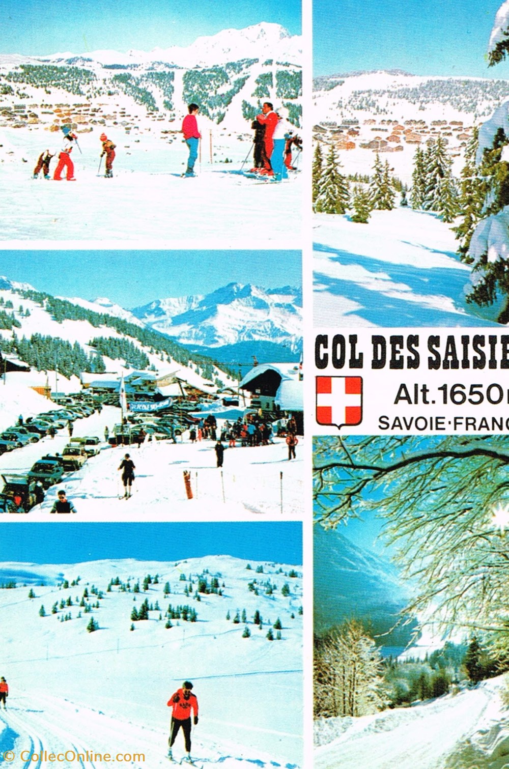 cartes postales france savoie col des saisies