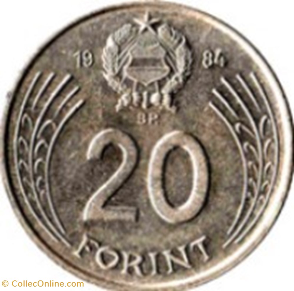 20 forint Doszsa Hongrie 1984 monnaies monde 20 forint doszsa hongrie 1984
