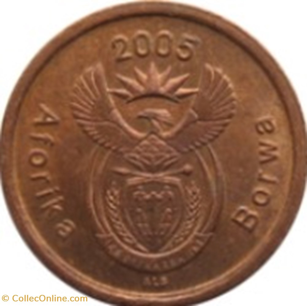 5 cents en tswana - AFORIKA BORWA Afrique du Sud 2005 monnaies monde 5 cents en tswana aforika borwa afrique du sud 2005
