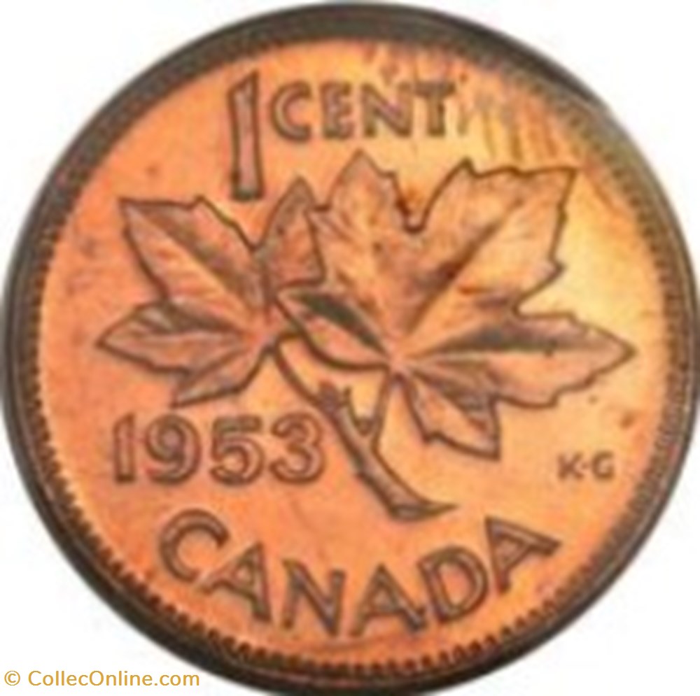 monnaies monde 1 cent maple leaf canada 1991
