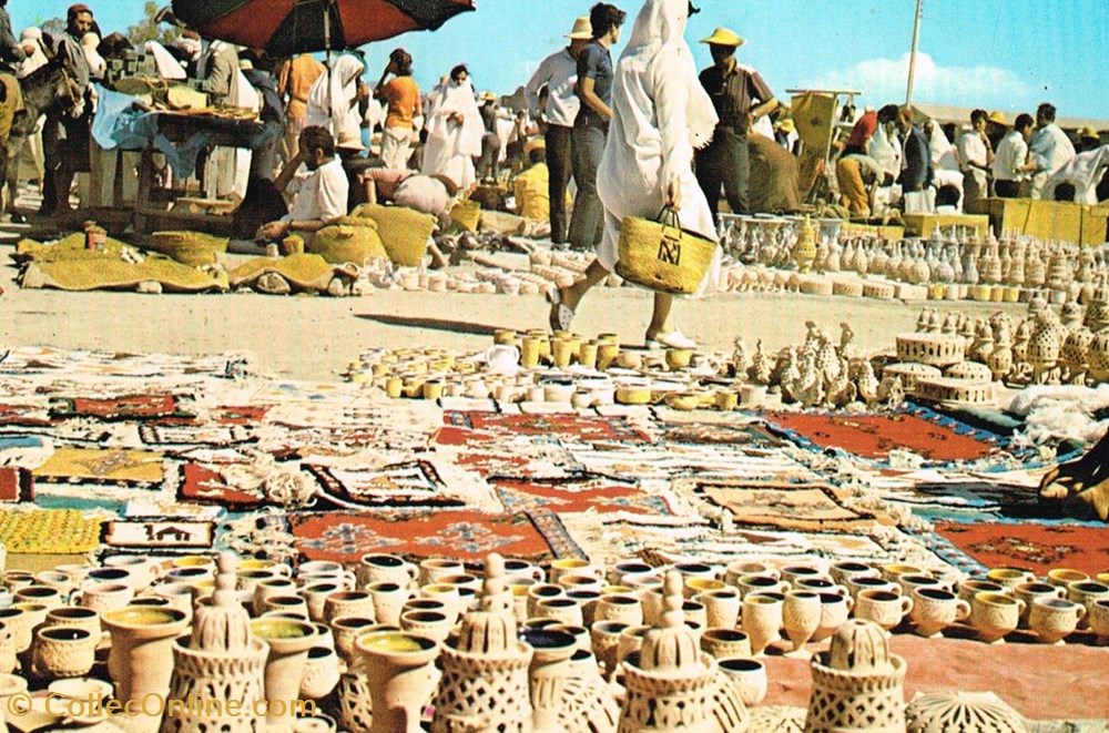 Tunisie-Nabeul-Jour du marché cartes postales tunisie nabeul jour du marche