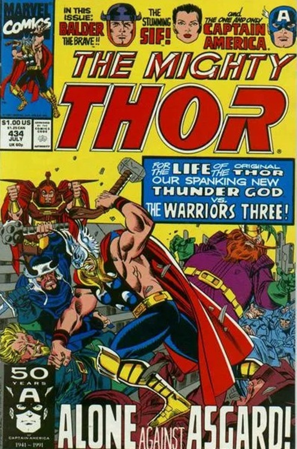 THOR VO 1991-N°434 livres bd revues comics thor vo 1991 n 434