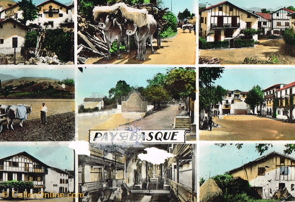 cartes postales france basses pyrenees pays basque